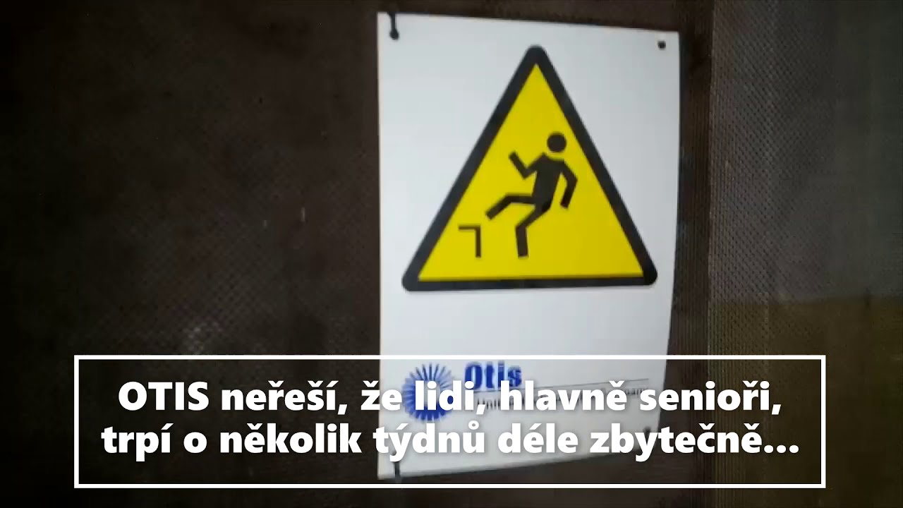 OTIS výtahy - negativní zkušenost - bordel, nebezpečí (omluvte jednu nepřesnost - viz Popis)