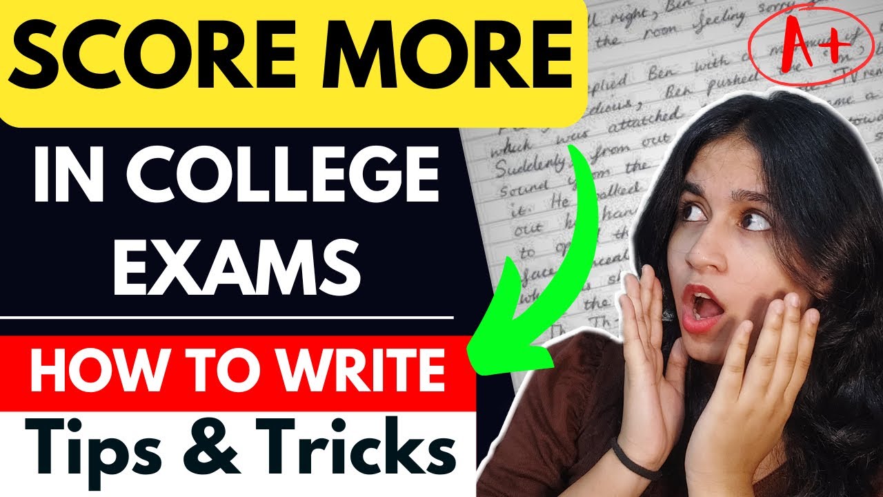 🔥How to Score more in COLLEGE EXAMS || Topper ki tips and Tricks