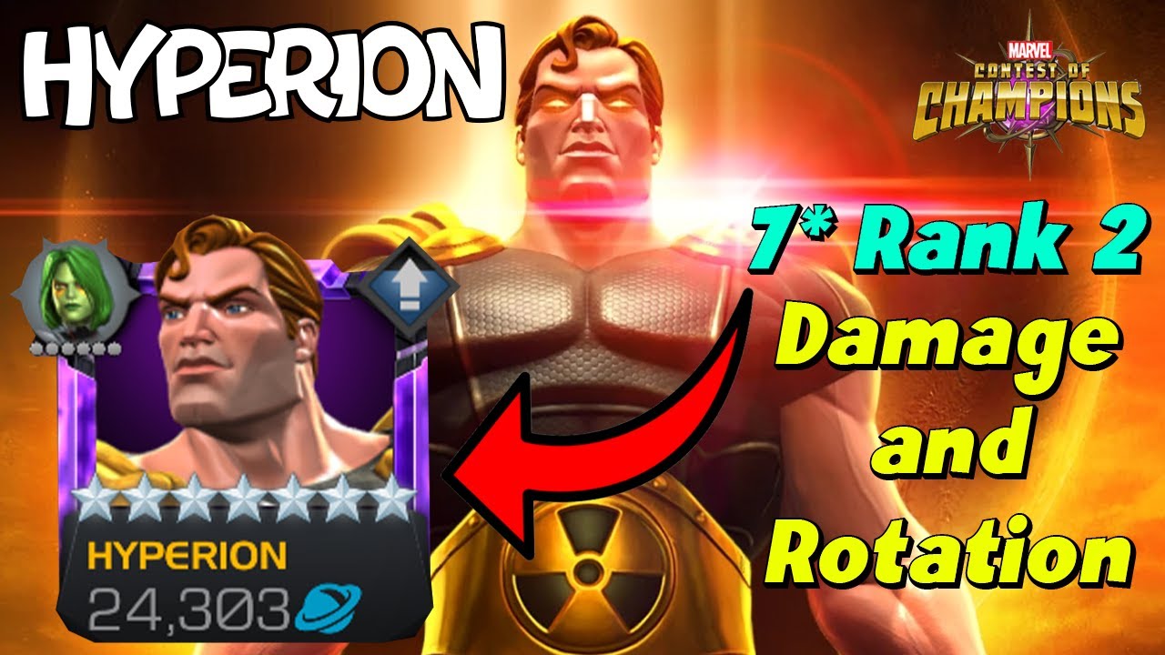 HYPERION - DAMAGE & ROTATION SHOWCASE! - 7* RANK 2