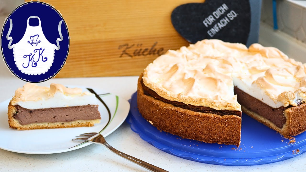 Schoko - Käsekuchen mit Baiserhaube, soo köstlich
