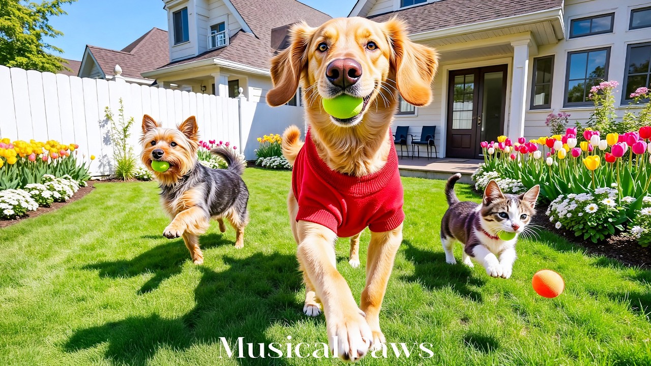 Pet Calming TV 📺 12H Soothing Music & Peaceful Scenes for Dogs & Cats, Anti-Anxiety Music for Calm