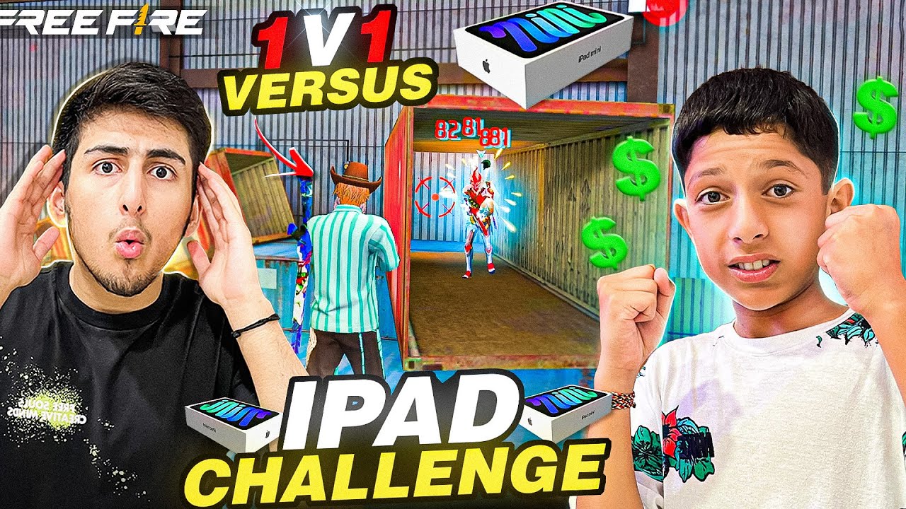 IPad Gift Challenge For My Brother😱😍1 Vs 1 In Lone Wolf Pc Vs IPad🤣[A_s Gaming] - Free Fire India