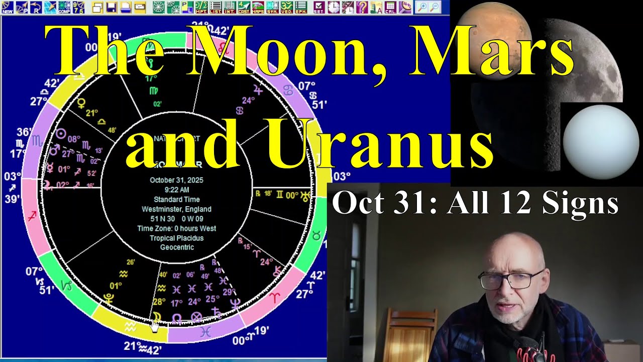Fri Oct 31 2025: Astrology, ALL 12 SIGNS, Moon, Mars, Uranus