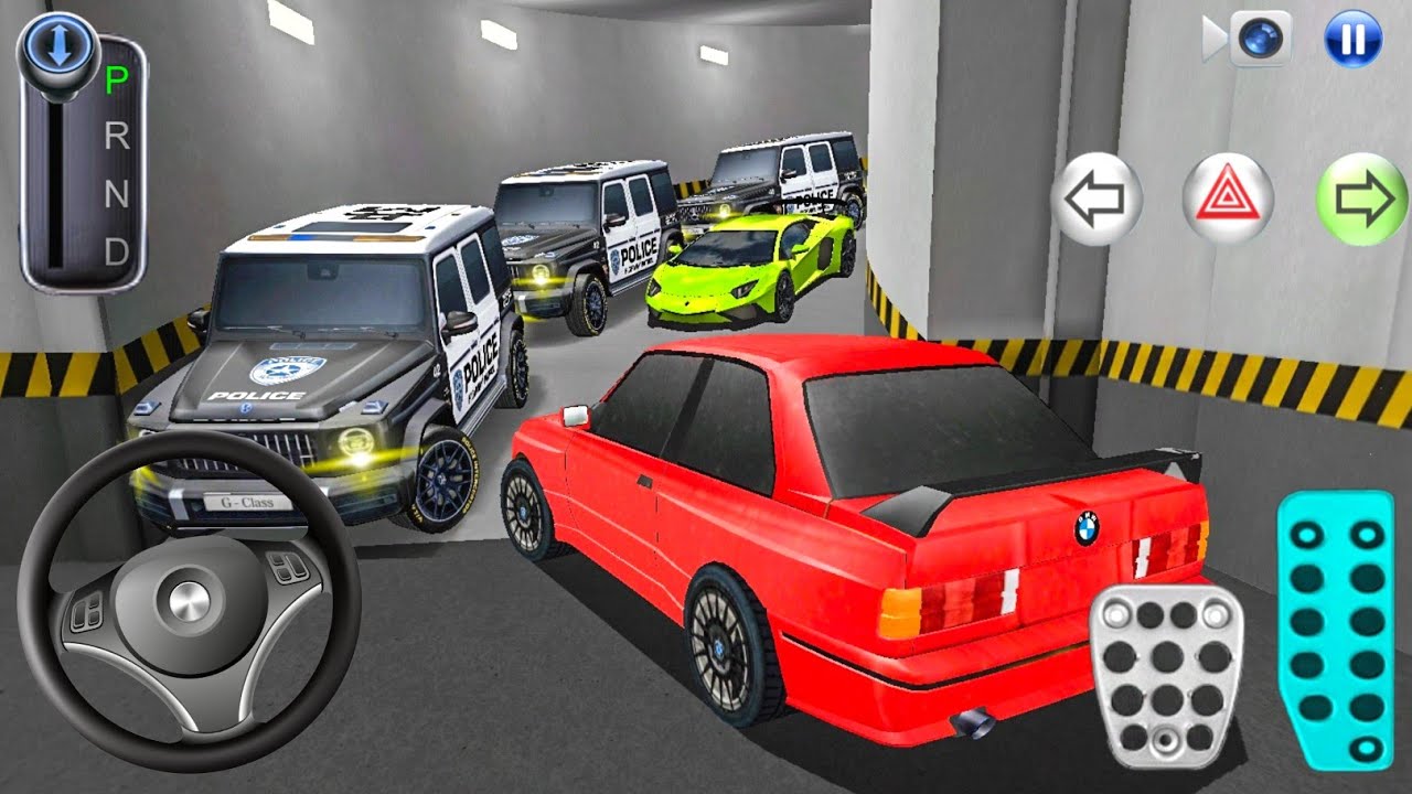 New BMW car Stuck in Parking Garage - 3D Driving Class - Car Game - 3D Driving Class 2026