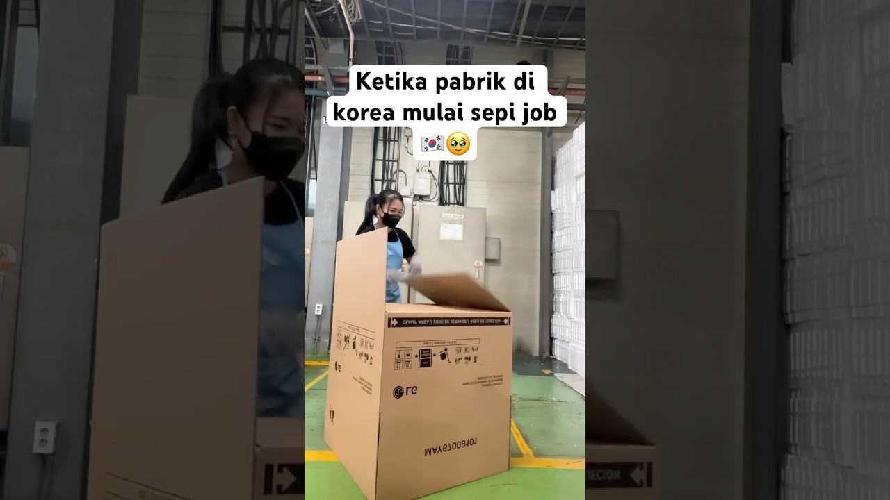 Ketika pabrik di korea mulai sepi job , untung gak di pecat
