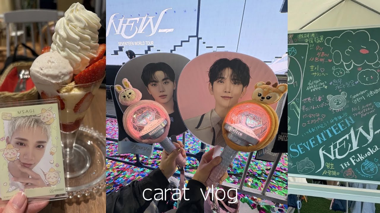 【carat vlog】2025年オーラス公演に行ってきた☘️✨ | SEVENTEEN WORLD TOUR NEW_ in Japan みずほpaypayドーム福岡💎✨