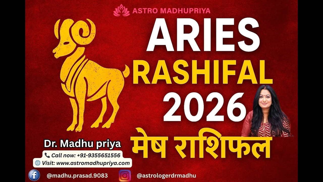 Mesh Rashifal 2026 | Love, Career, Finance, Health | Astro Dr Madhu Priya