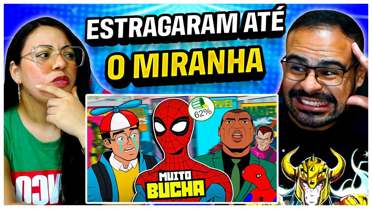 REACT VIAJANTE GALÁCTICO | O novo desenho BUCHA do HOMEM-ARANHA kkkkkkkkkkkkkkkkkkkkkkkk 🤣😂