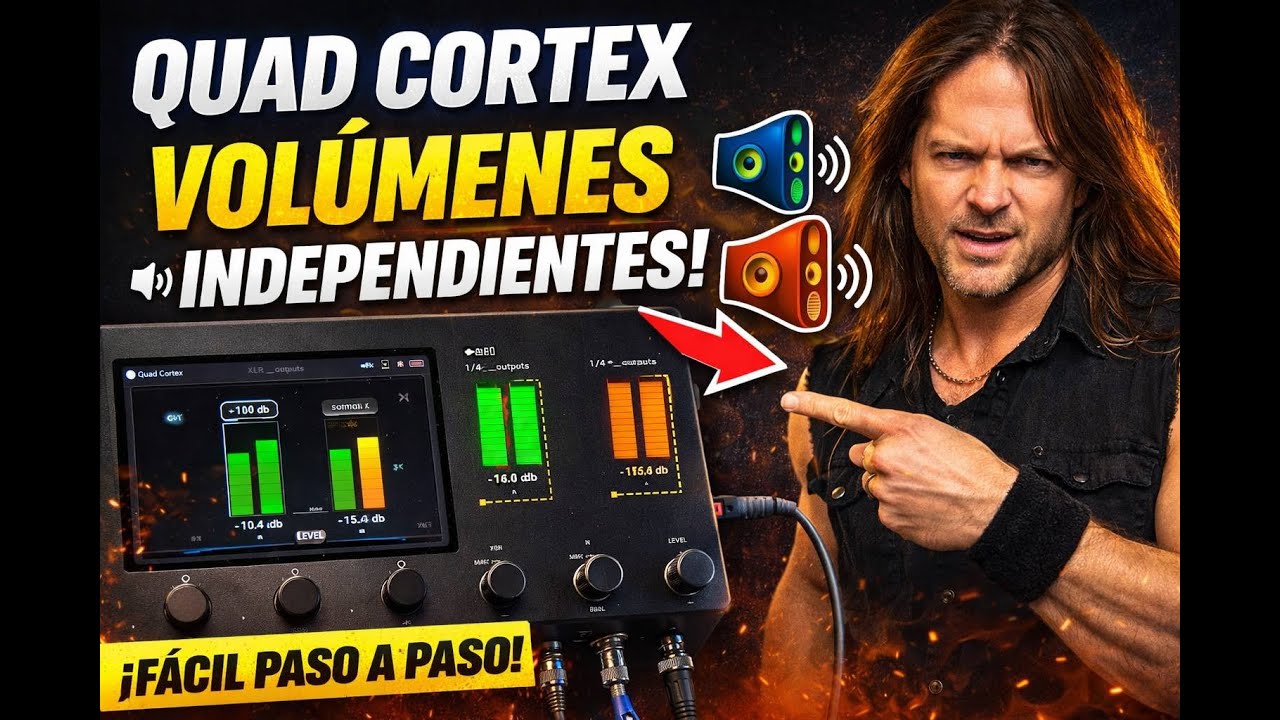 🎛️ Quad Cortex: Cómo Controlar Volúmenes de Salida Independientes (Guía Definitiva Paso a Paso)