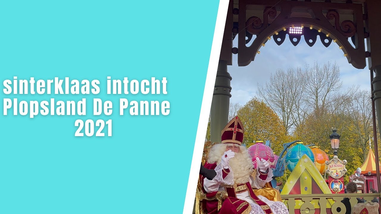 sinterklaas intocht Plopsaland De Panne 2021