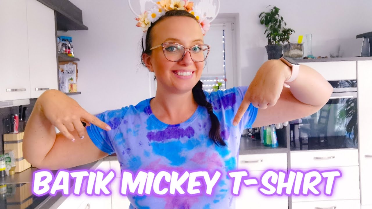 DIY Batik Mickey T-Shirt selbst färben! 2 Varianten! Ob es funktioniert?