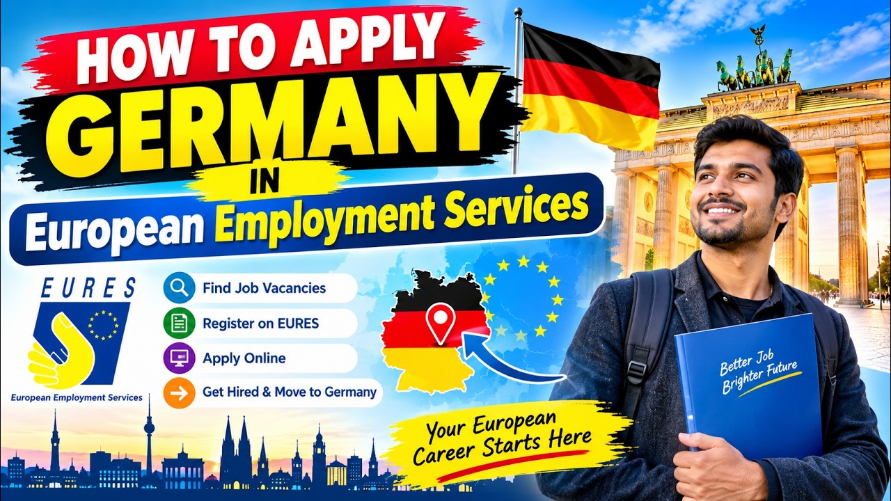 HOW TO APPLY Germany IN  EURopean Employment Services !