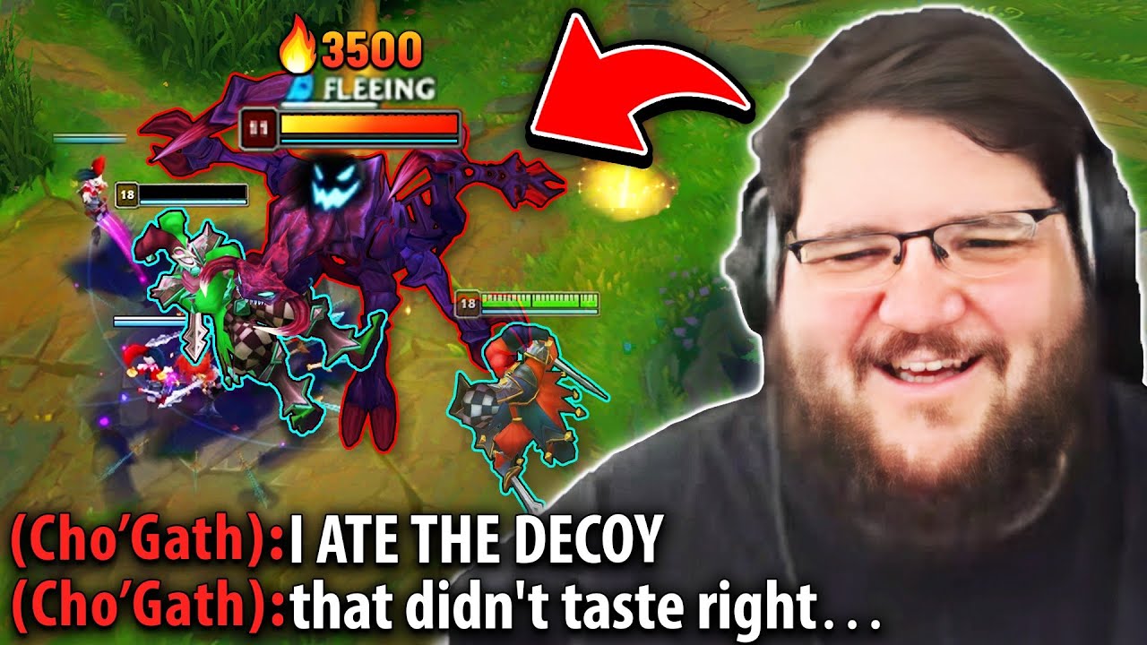 I love confusing Cho'Gath players with my clone... (ATE THE WRONG ONE)
