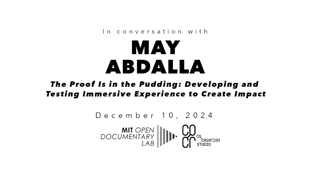 Public Talk: May Abdalla | The Proof Is in the Pudding