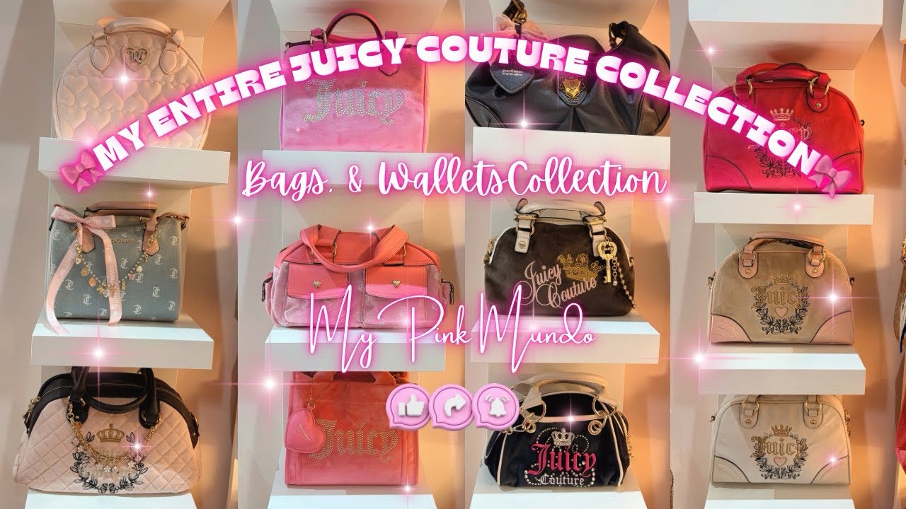 👛ВСЯ МОЯ КОЛЛЕКЦИЯ СУМОК И КОШЕЛЬКОВ ОТ JUICY COUTURE👛