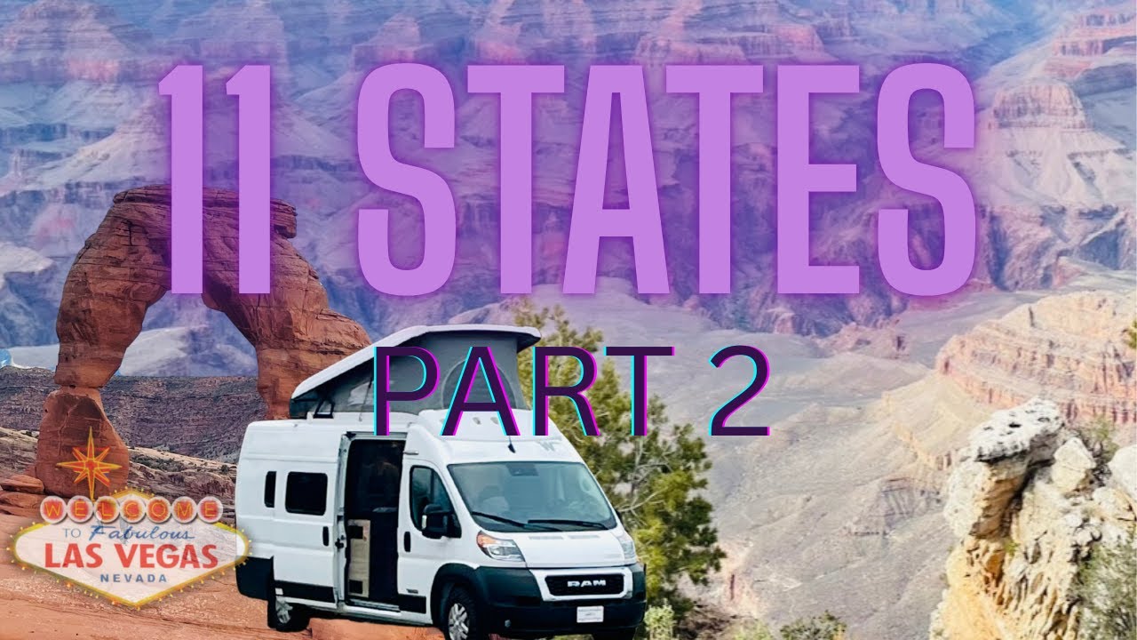 11 State Road Trip Part TWO 🚐💨 (The Amateur Van Life)  🌄🚐See What We Found In Arches National Park!