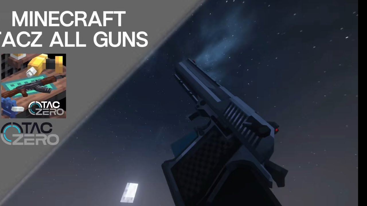 Minecraft TACZ All guns Showcase