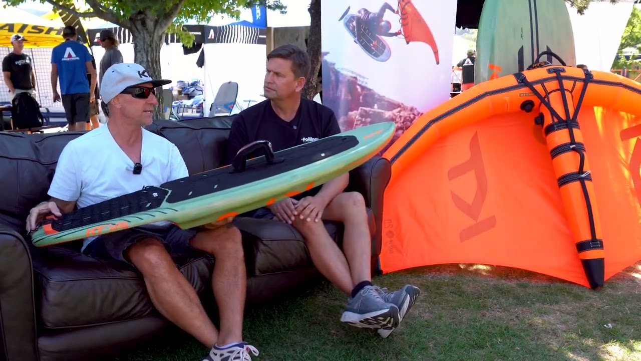 Keith Teboul talks KT foil boards at the AWSI // Foiling Magazine