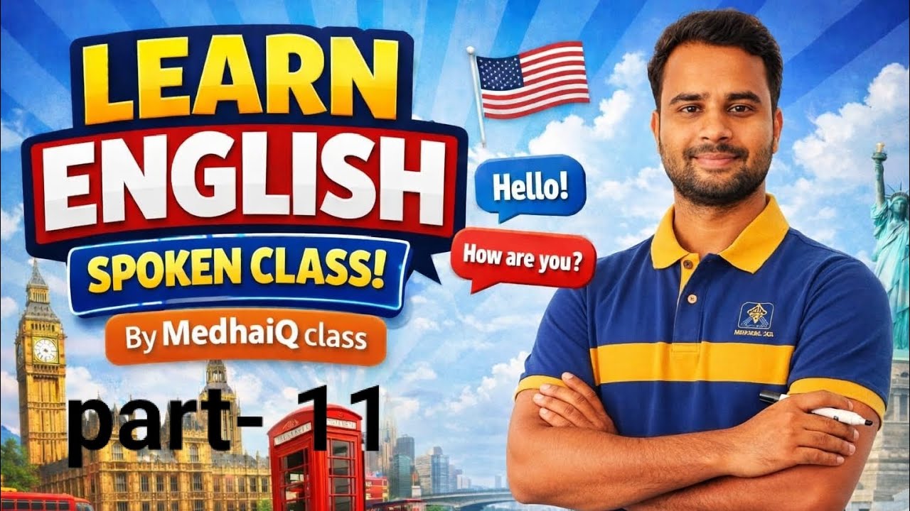 English Speaking tips for beginners by MedhaiQ class tense PART-11