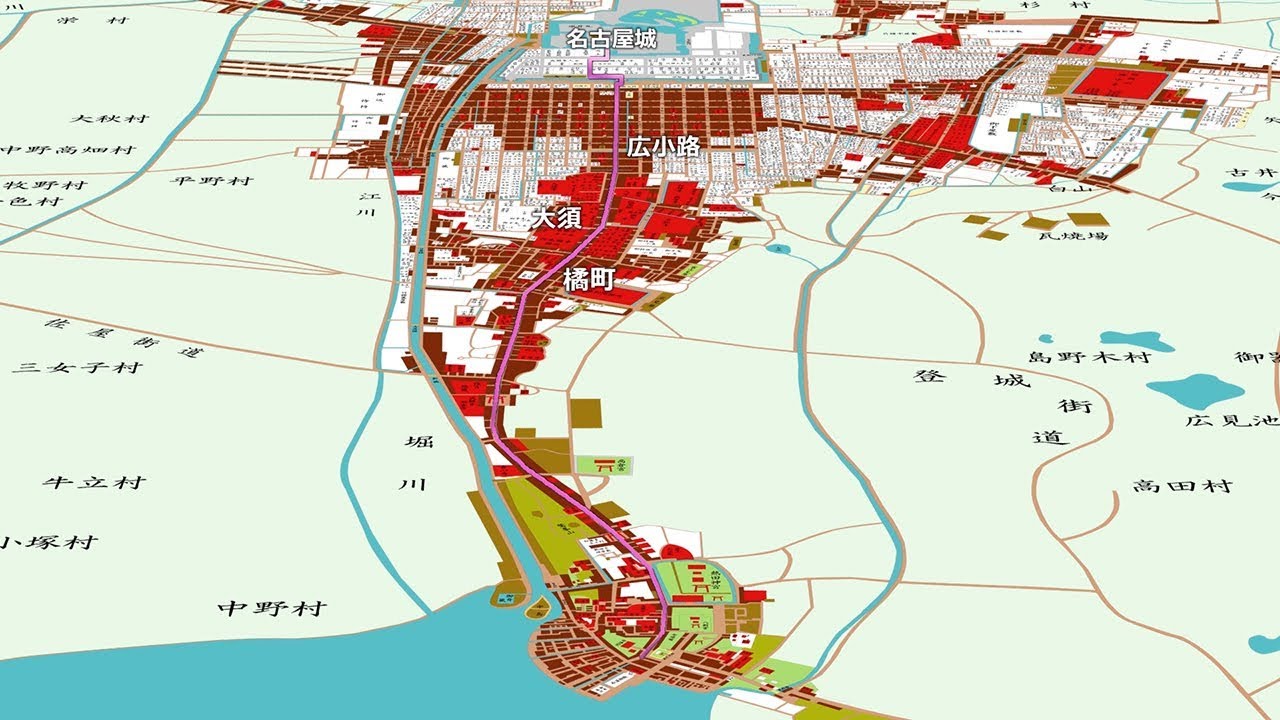 名古屋400年の歩みNo 3 本町通の建設[Network2010]