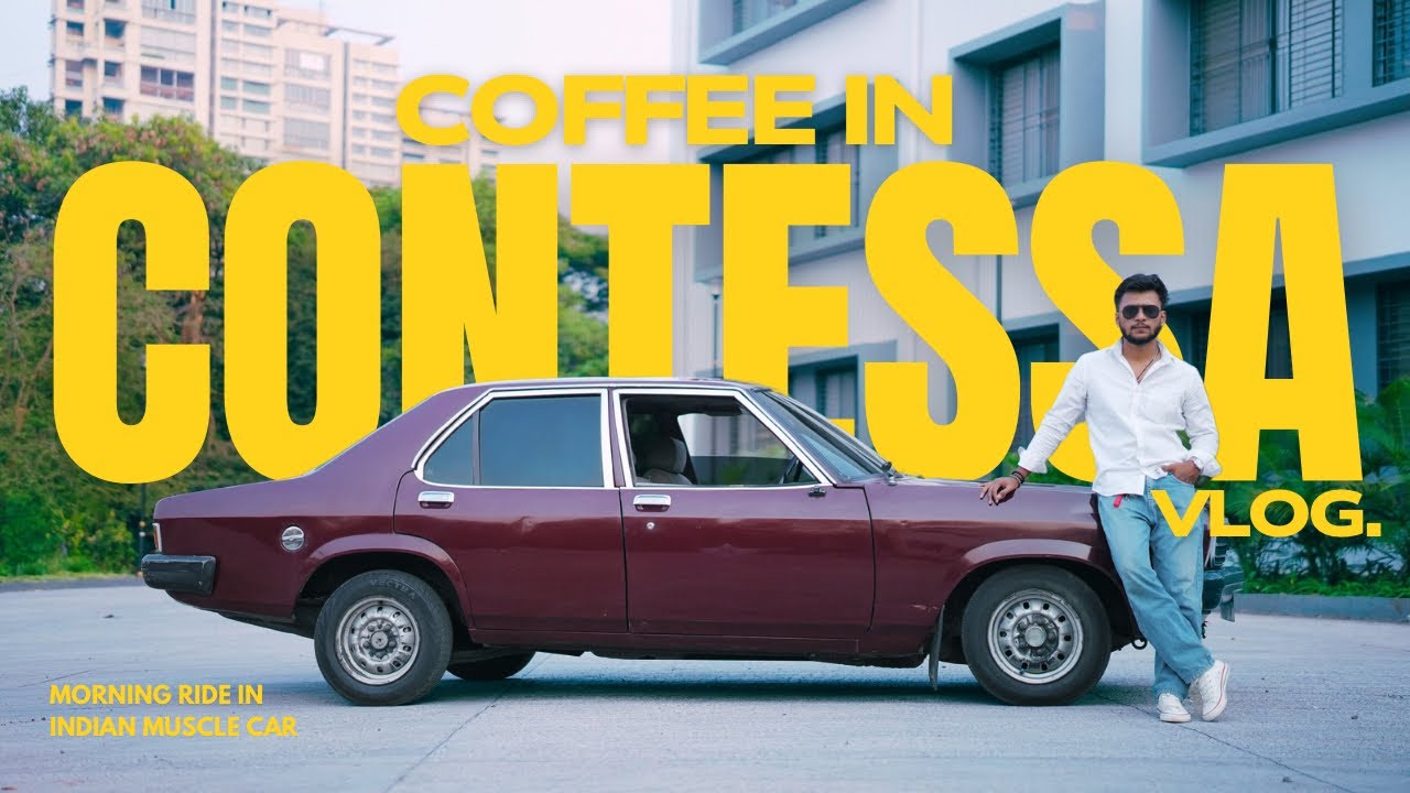 A morning coffee with my Contessa | Indian Muscle car, coffee & nostalgia 🏎️