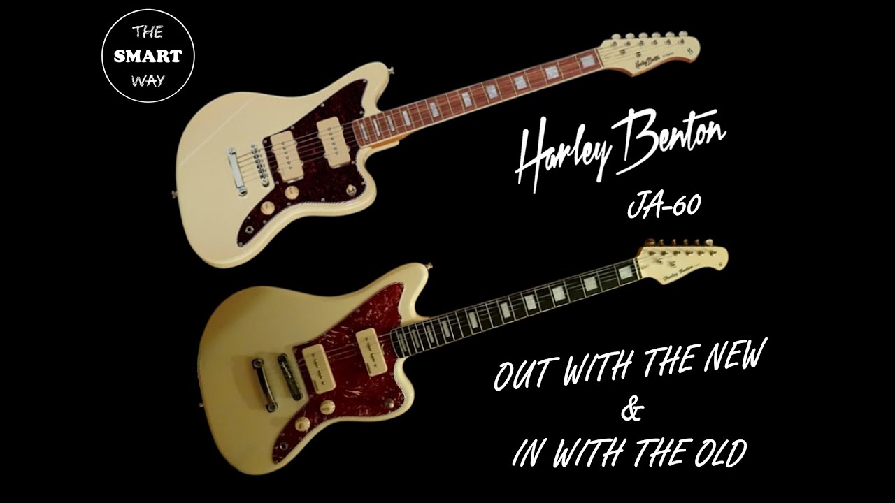 HARLEY BENTON JA60 GUITAR REVIEW & COMPARISON BETWEEN ROSWELL P90'S & ROSWELL JAZZMASTER PICK UPS