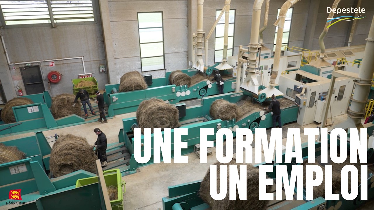 Une formation un emploi, en partenariat avec la région NORMANDIE et l'entreprise DEPESTELE
