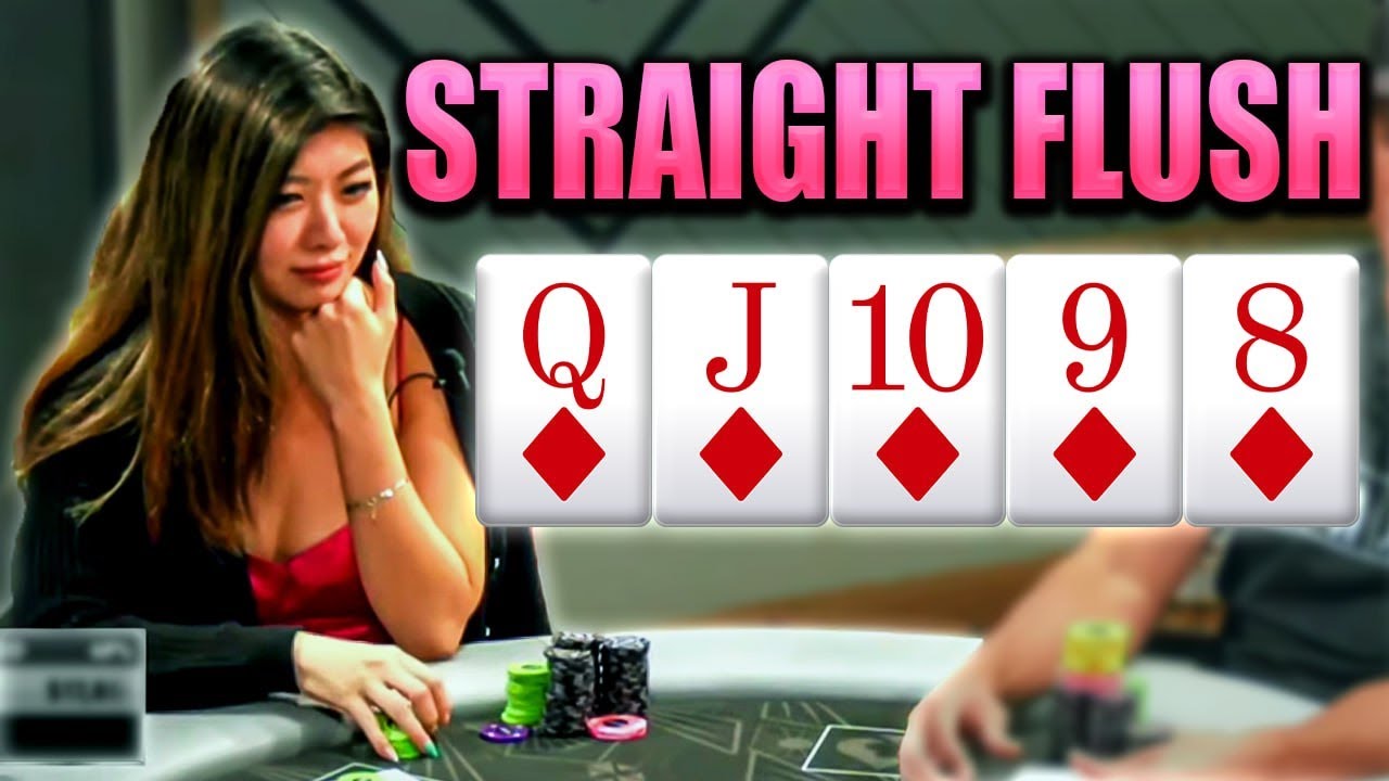 STRAIGHT FLUSH! QUADS! Xuan Winning With Every Hand