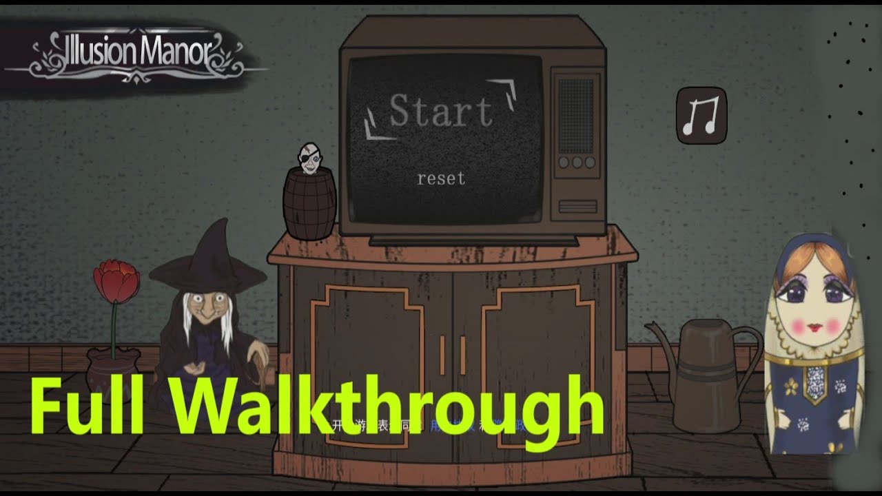 Illusion Manor Full Walkthrough by 99key