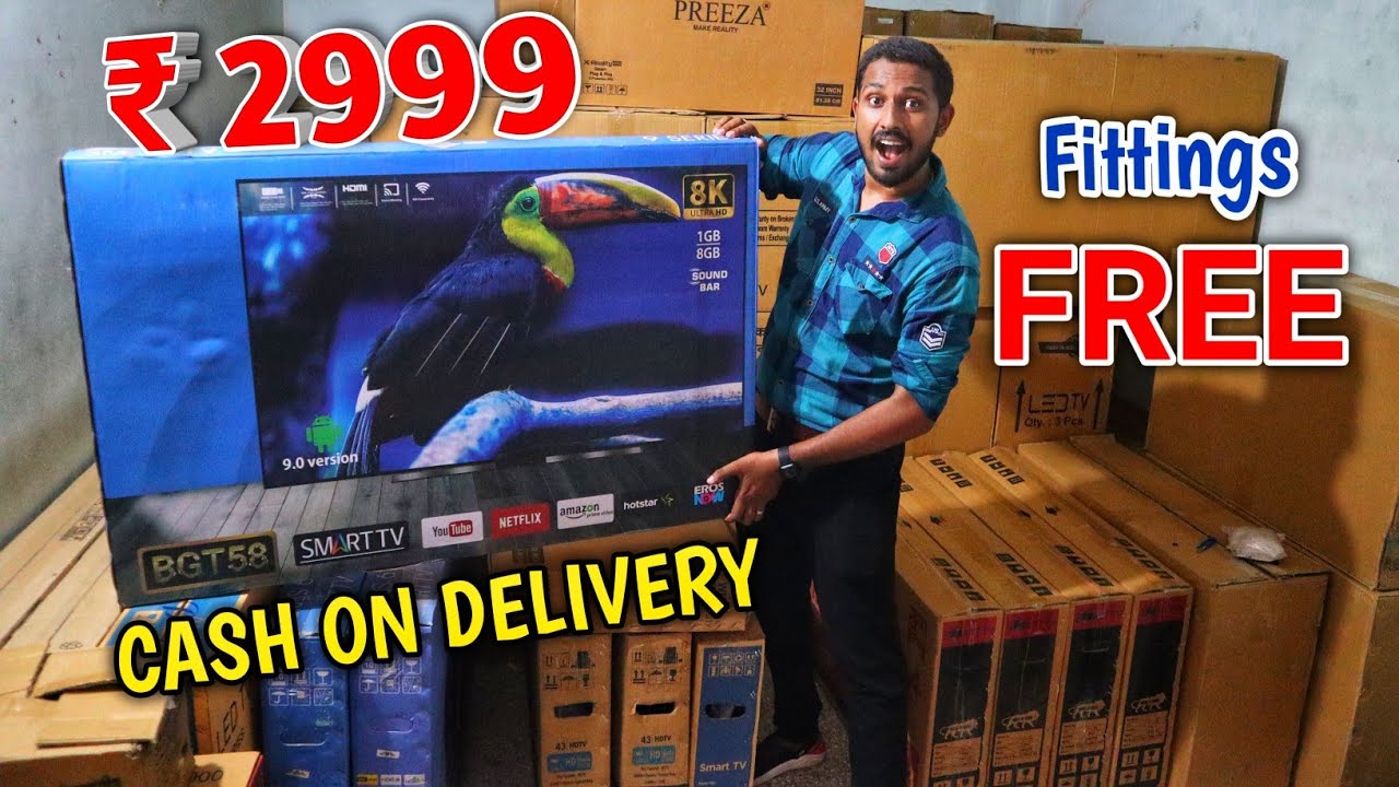 ₹2999 - க்கு Tv || CASH ON DELIVERY AVAILABLE || FREE FITTINGS