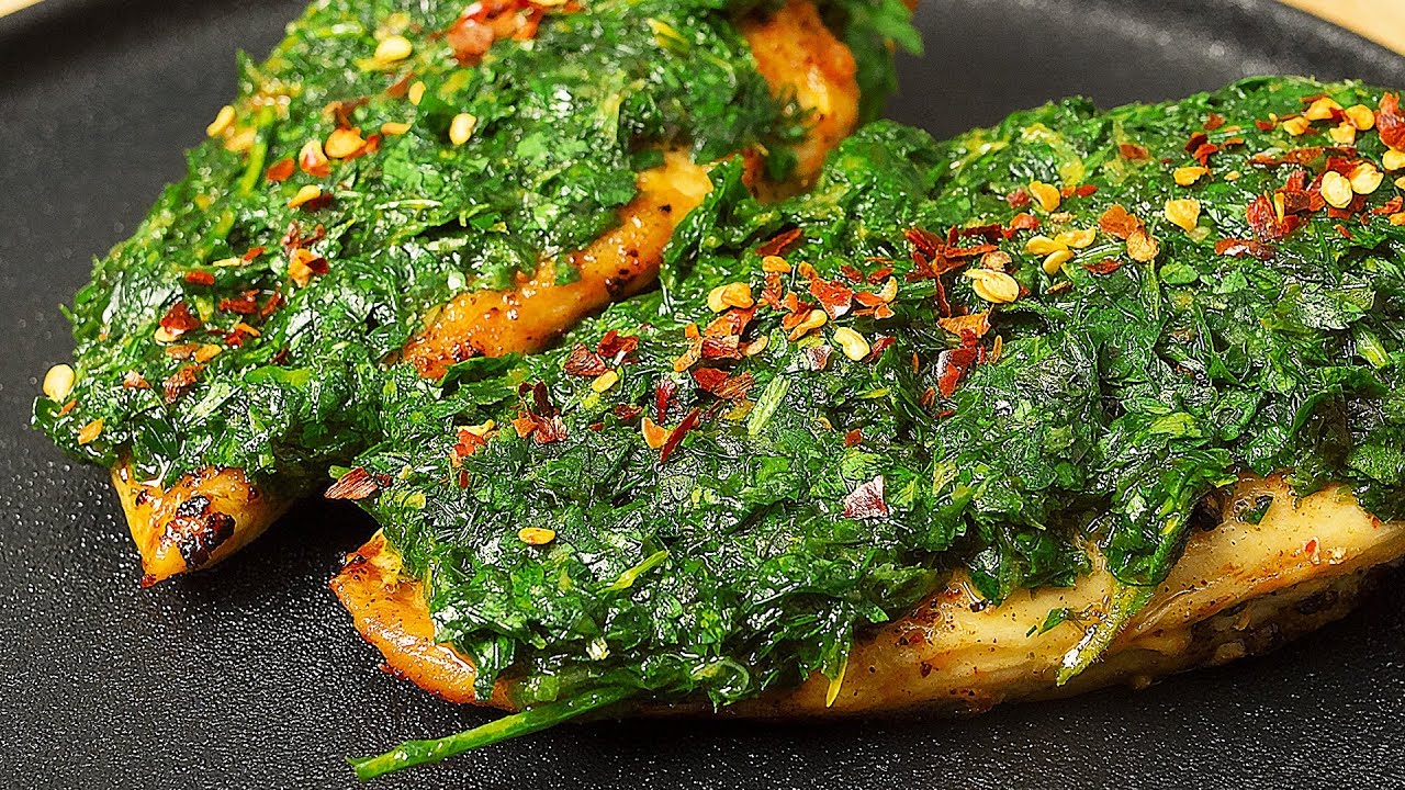Gordon Ramsay’s Chimichurri Sauce on Chicken Breast Recipe