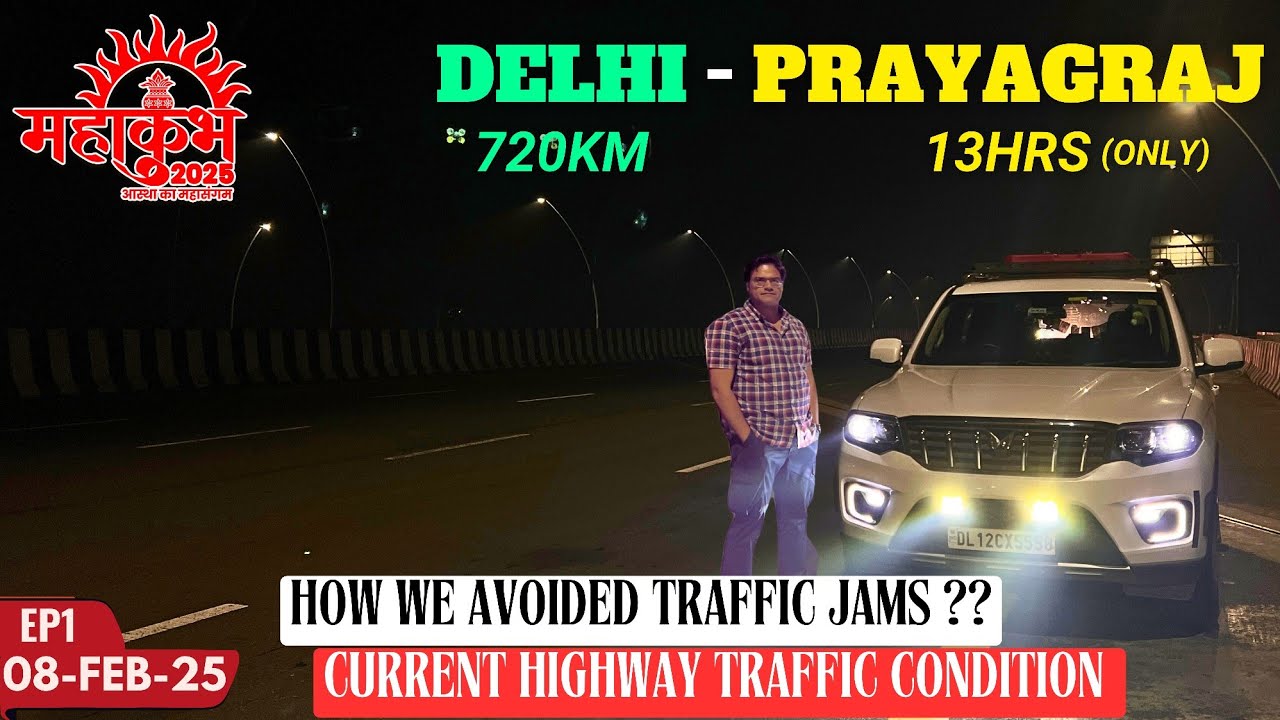 Mahakumbh Prayagraj | Delhi to Prayagraj in just 13 Hours #travelvlog #mahindra #mahakumbh2025
