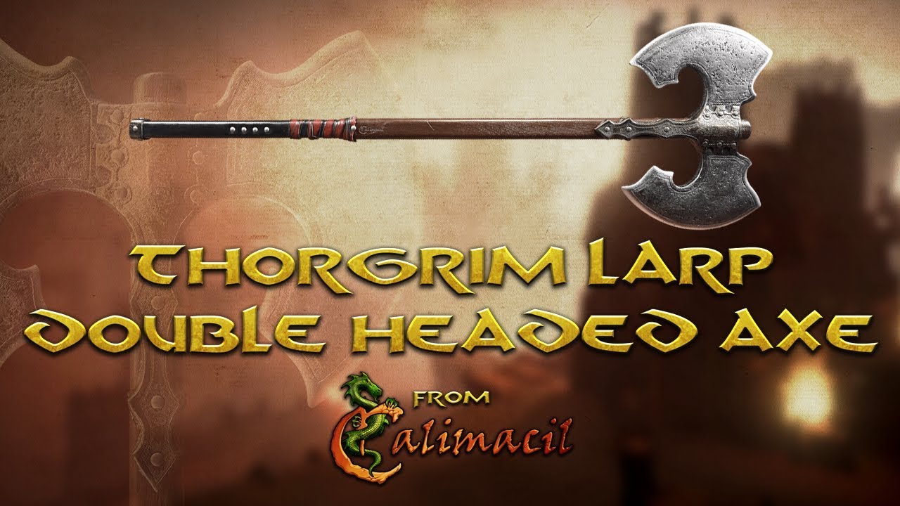 CL-194 Thorgrim LARP Double-Headed Axe
