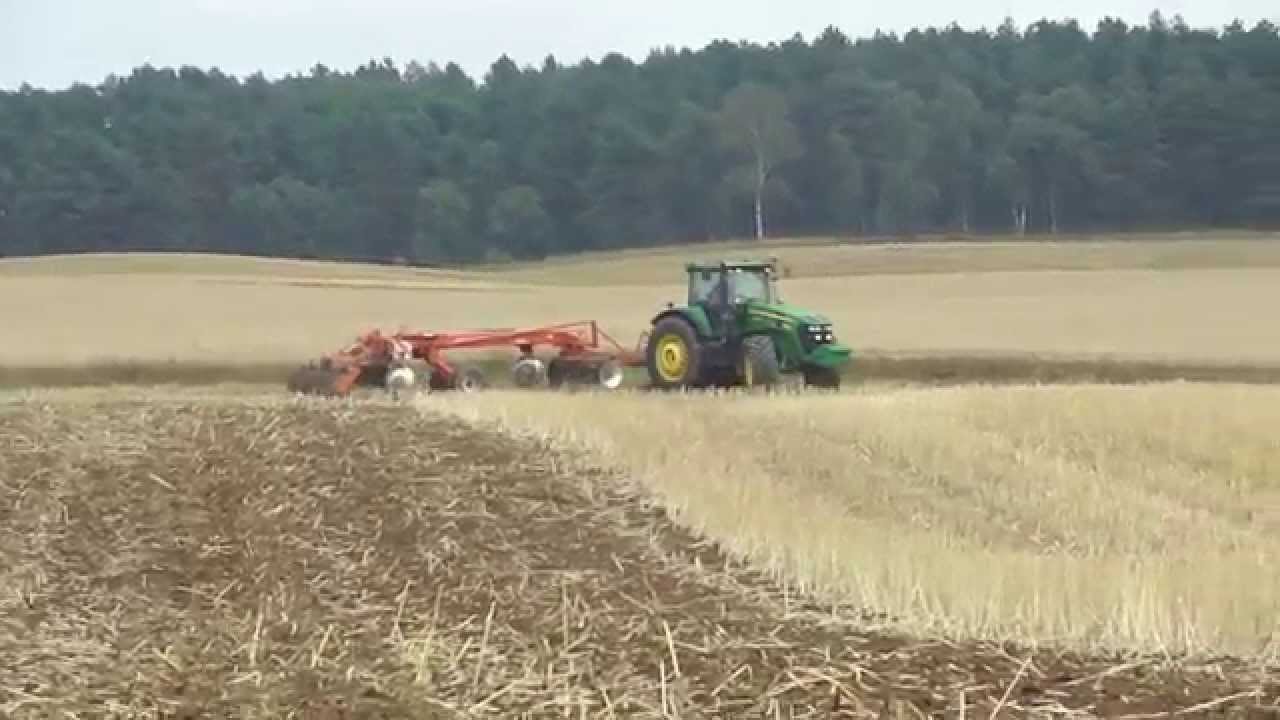 ☆ Talerzowanie 2014 ☆ John Deere 7830 + Kuhn Discover XM - Spudłów