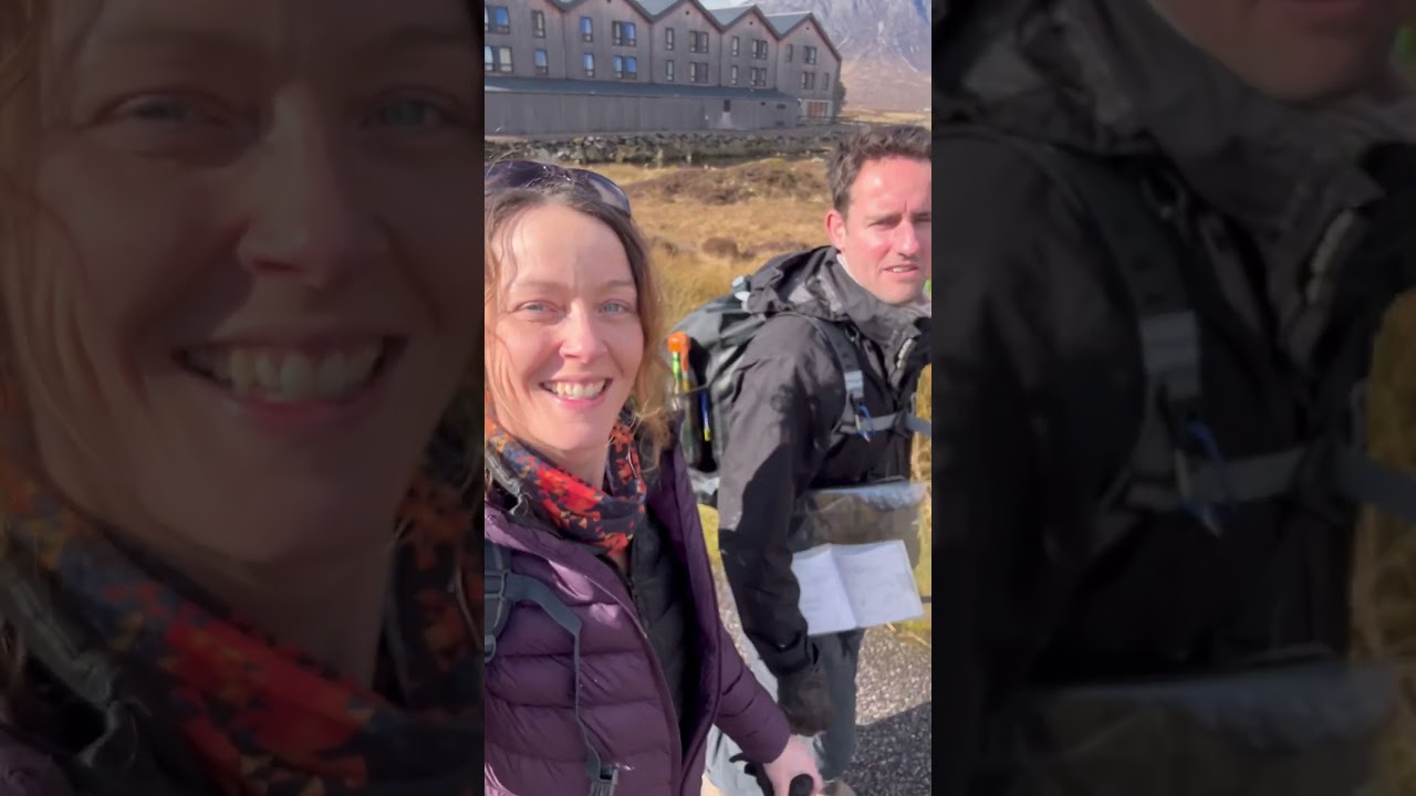 Jaisy embark on day 2 of the West Highland Way. 19 miles to Tyndrum.