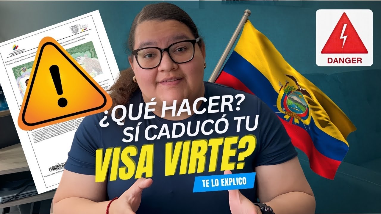 ¿DEJASTE CADUCAR TU VISA VIRTE? ESTO DEBES SABERLO 🚨⚠️  Te explico las opciones que tienes
