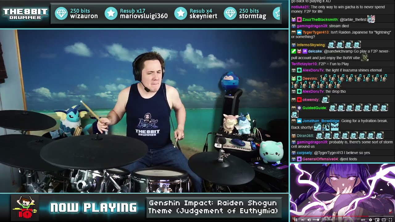 The8BitDrummer plays 