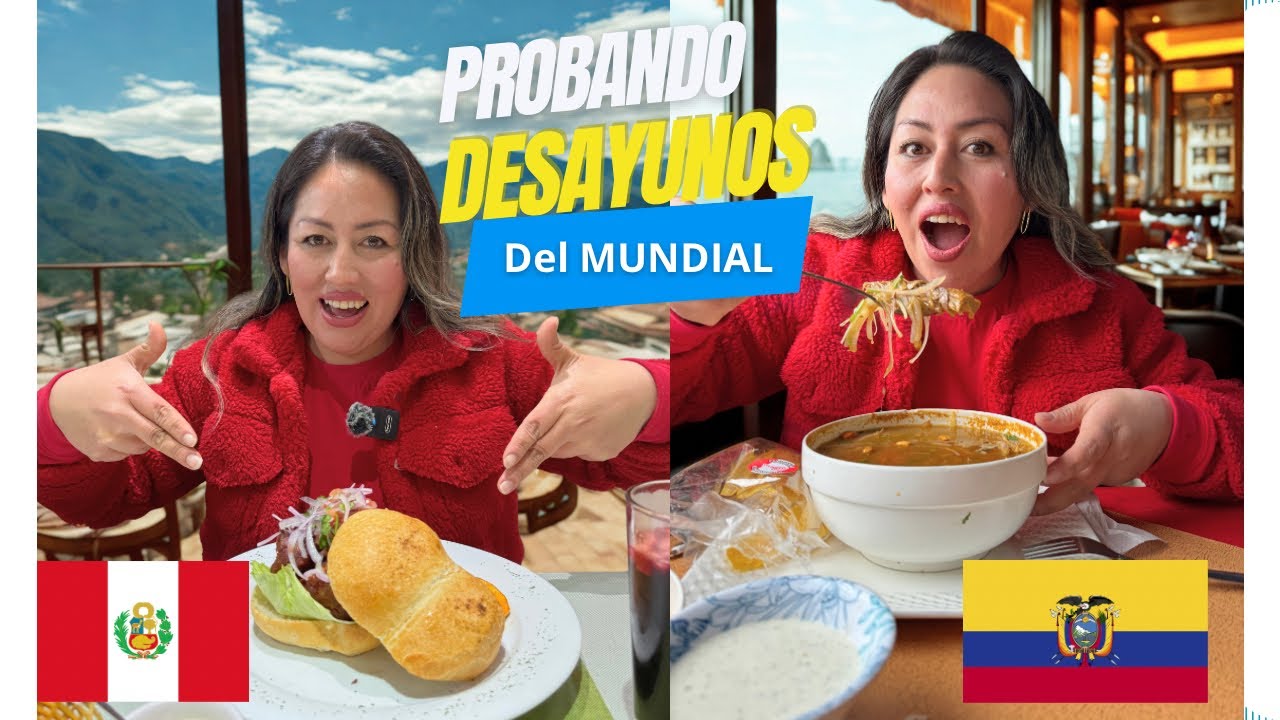 PROBANDO LOS DESAYUNOS DEL MUNDIAL 