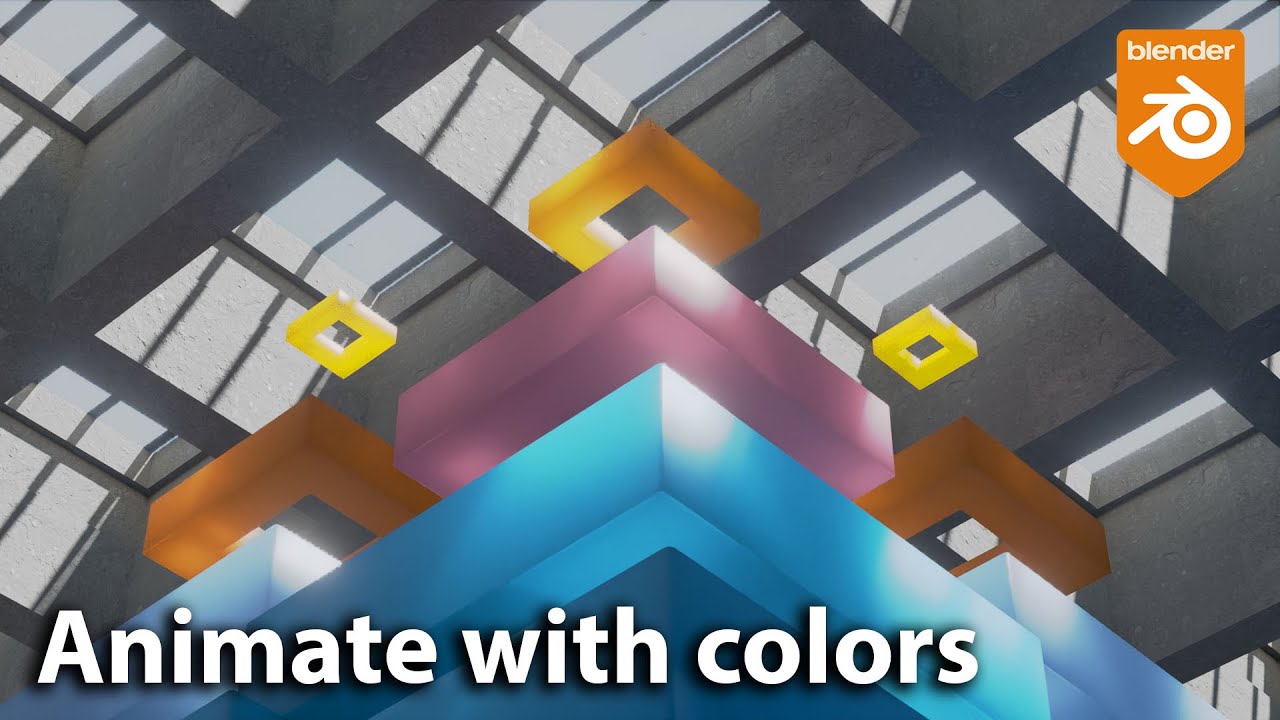 Blender: Animate with colors - motiongraphic techniques you should know.