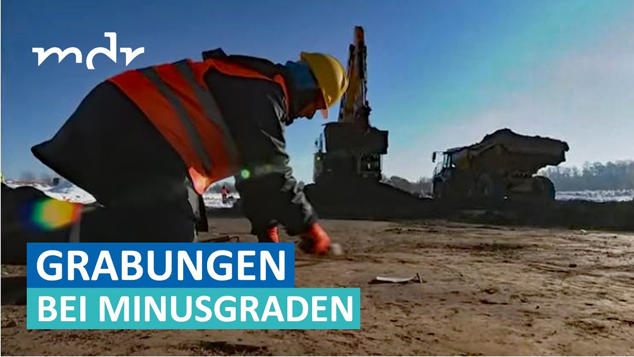 Archäologen bei Döbeln im Kälteeinsatz | MDR um Zwei | MDR