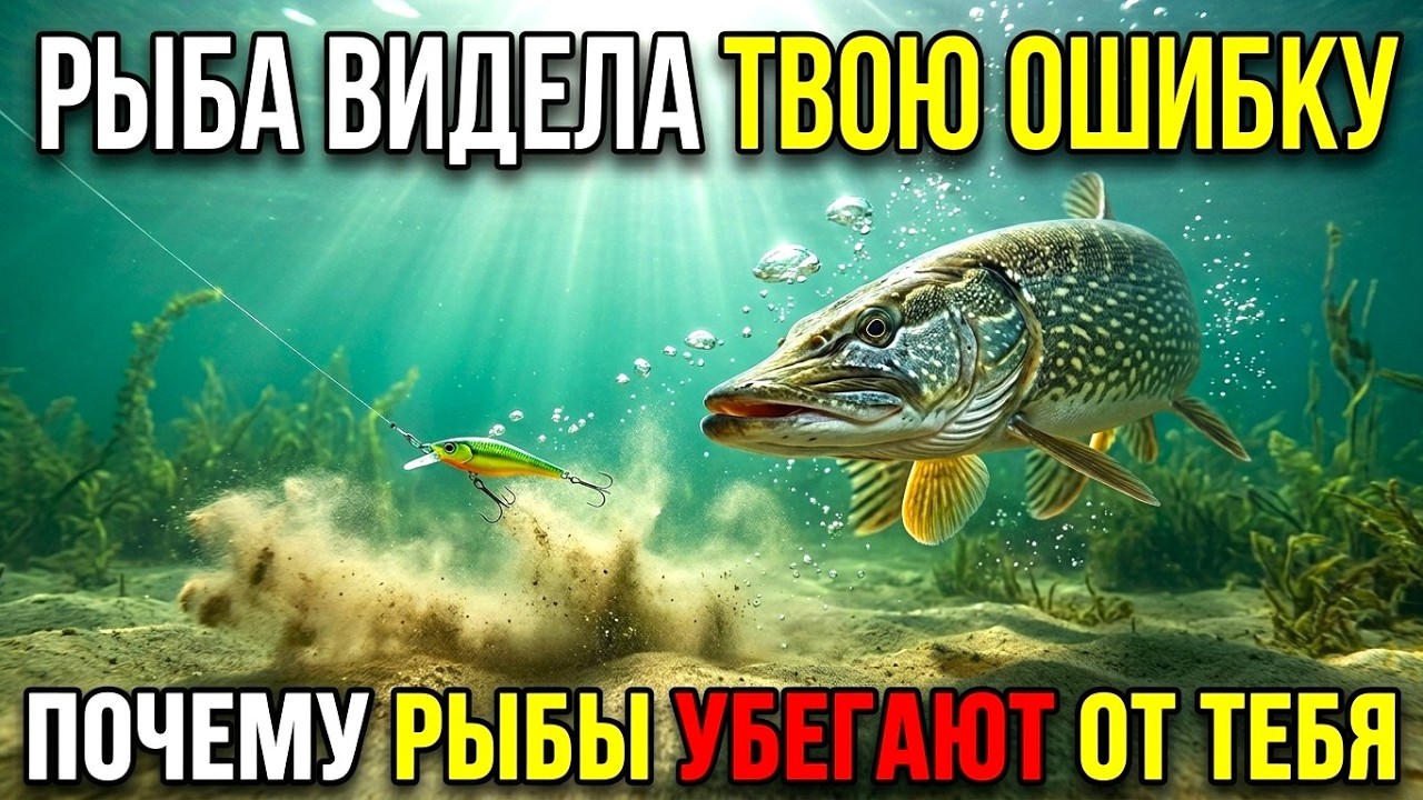 Перестань отпугивать рыбу — 7 роковых ошибок, которые совершает каждый рыбак