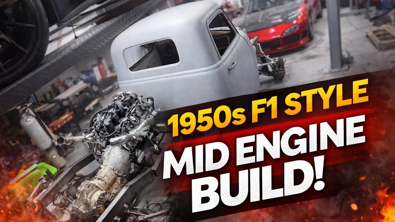 F1 STYLE 1950s MID ENGINE  TRUCK BUILD! 