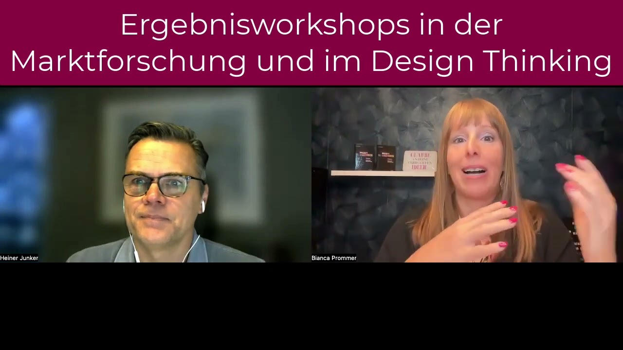 Ergebnisworkshops in der Marktforschung und in Design Thinking Teams: Interview mit Heiner Junker