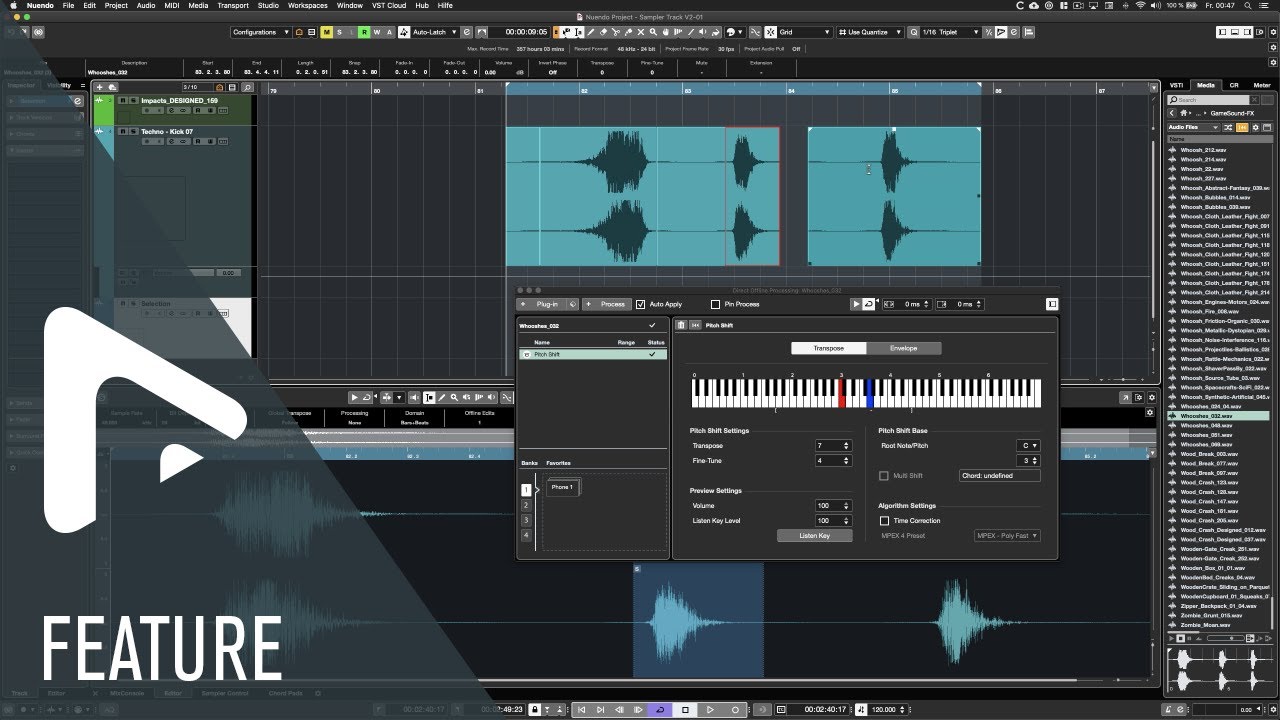 Workflow and Performance Improvements | New Features in Nuendo 11