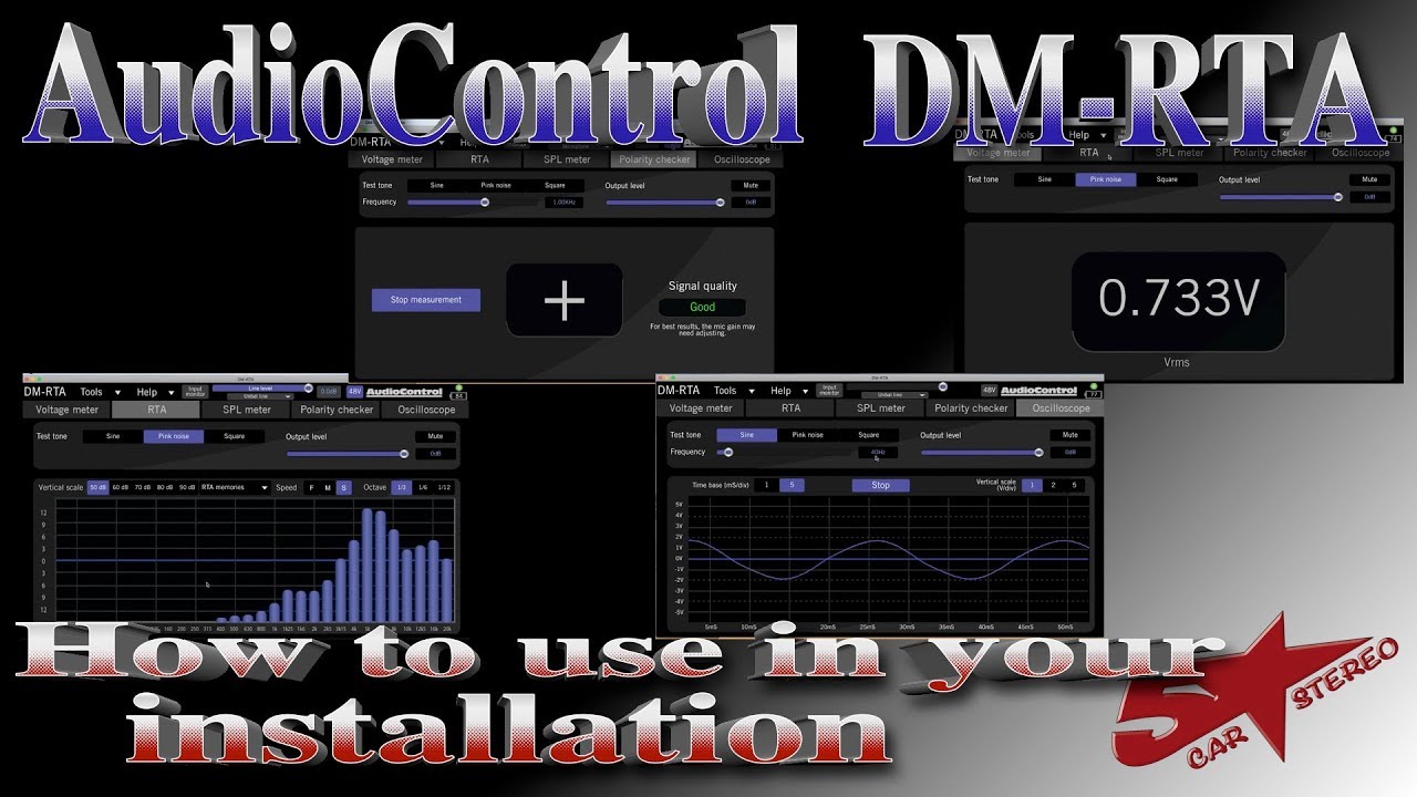 Как использовать DM-RTA от AudioContol в вашей автомобильной аудиосистеме