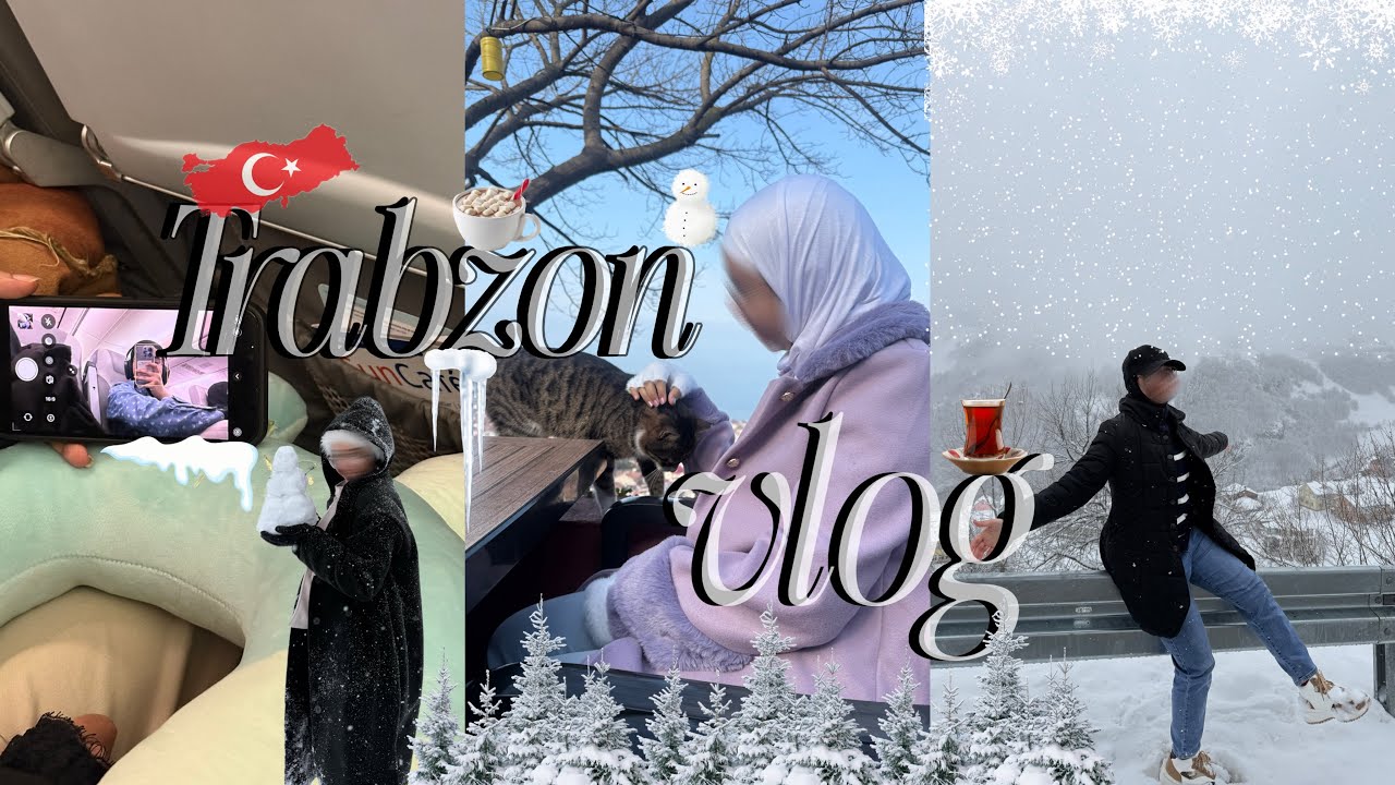 Trabzon | Turkey 🇹🇷 winter vlog | my first video on YouTube ❤️