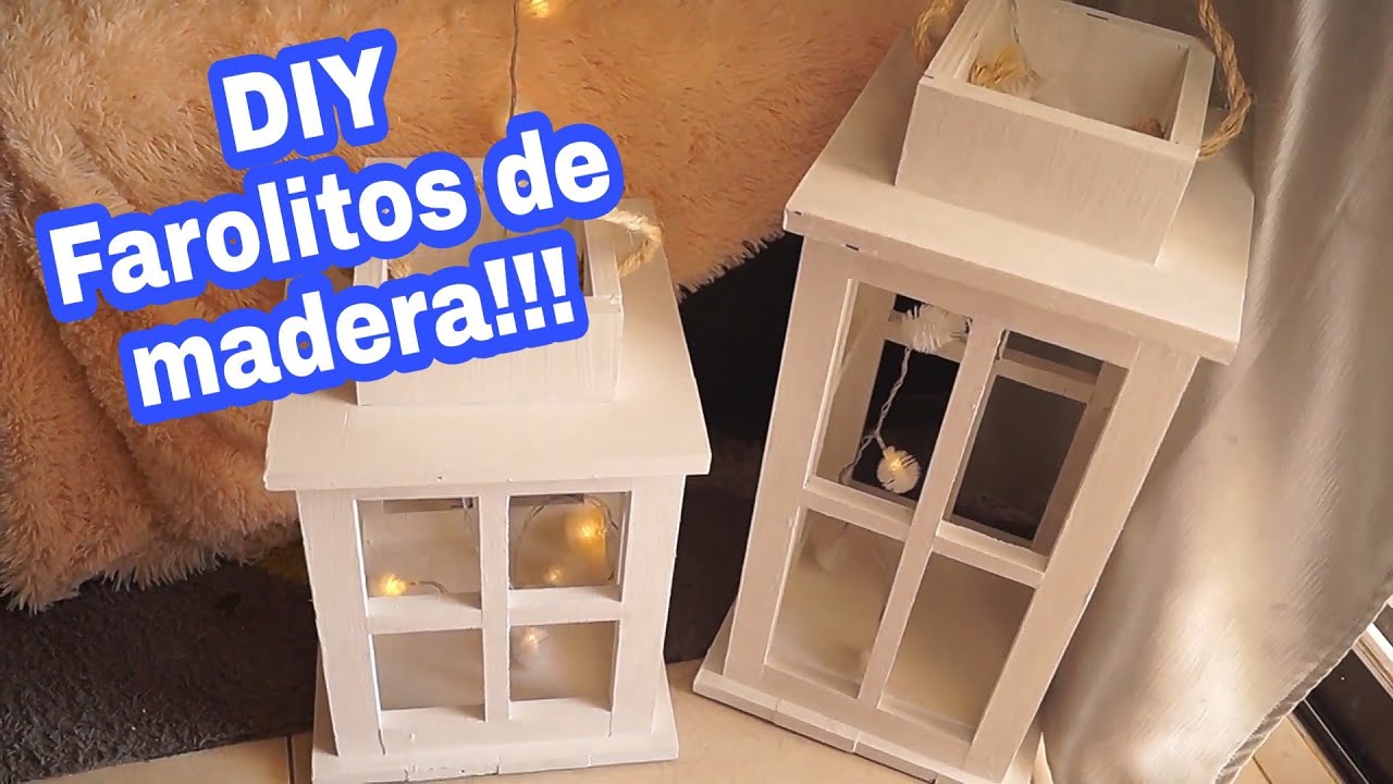 Como hacer un Farol Para Navidad o farolillo linterna porta-velas para cualquier temporada / Nelu