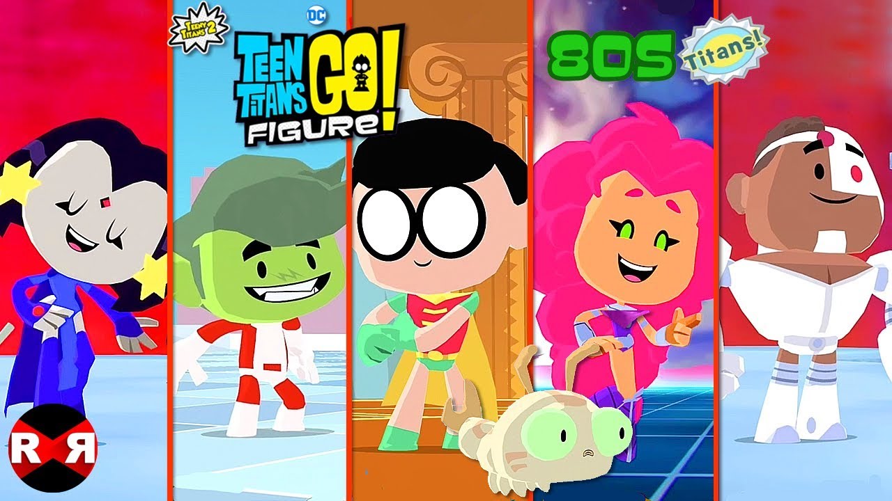 THE 80'S TITANS IN MARTIAN TOURNAMENT - TEEN TITANS GO! FIGURE (Teeny Titans 2)