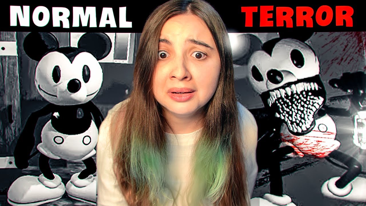 PARECE UM JOGO DO MICKEY NORMAL MAS É DE TERROR...- Steamboat Willie