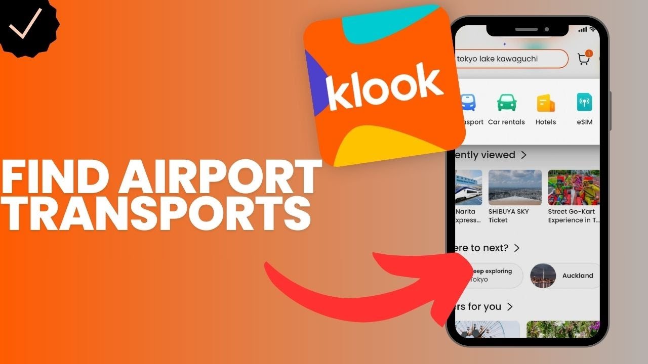 How to find airport transfers in Klook?